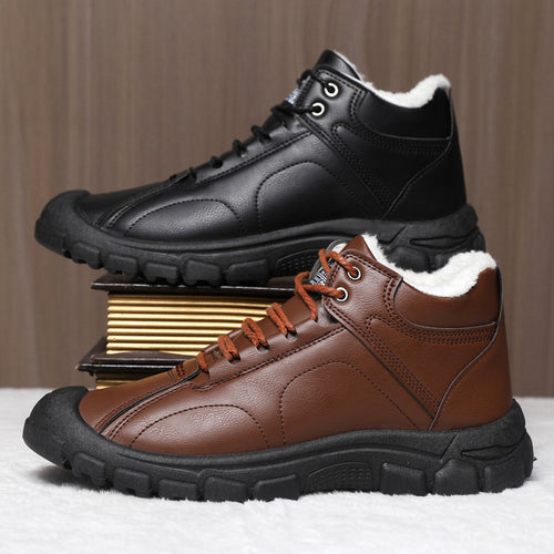 Herren Robuste und warme Winterstiefel mit rutschfester Sohle R&B
