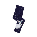 Mädchen Leggings mit verspieltem Hasen- und Sternenmotiv R&B