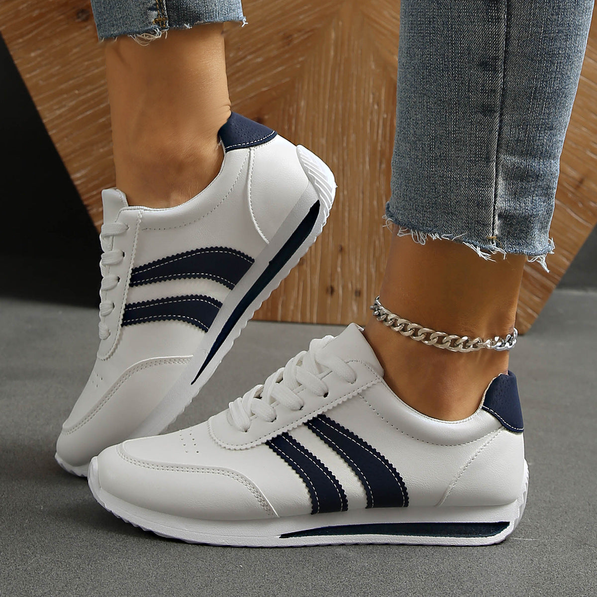 Damen Sportliche Freizeitsneaker mit atmungsaktivem Obermaterial R&B