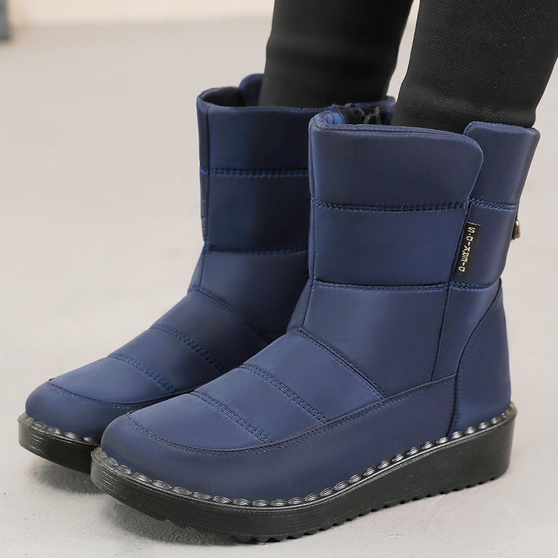 Damen Winterstiefel mit rutschfester Sohle und isolierendem Innenfutter