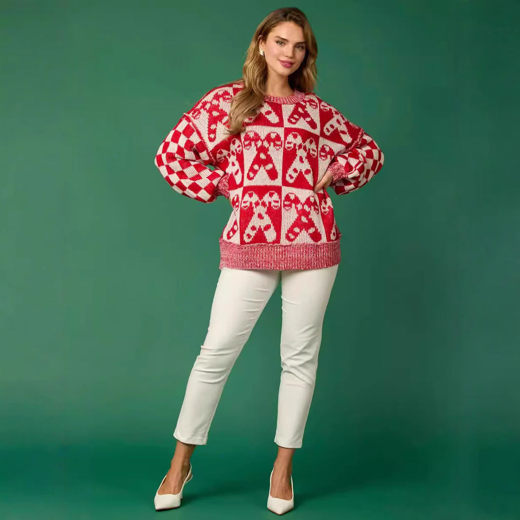 Damen lässiger Pullover R&B