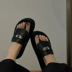 Damen Riemensandalen mit elegante Schnallenapplikation R&B