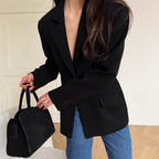 Damen Blazer mit betontem Schnitt und Taschen R&B
