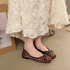 Damen Elegante Ballerinas mit verspieltem Punktedesign und komfortablem Innenfutter R&B