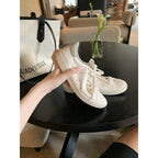 Damen Sportliche Sneaker mit atmungsaktiver Oberflächenstruktur und gepolsterter Sohle