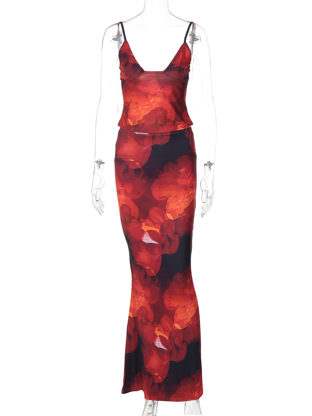 Damen Elegantes und figurbetontes Leopardenset R&B