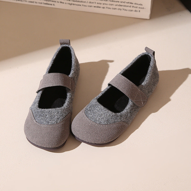 Damen Hausschuhe mit verstellbarem Riemen und weichem Innenfutter R&B