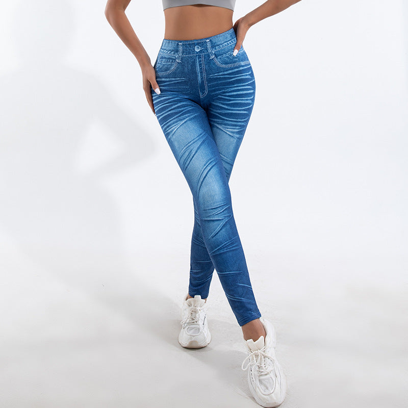 Damen Leggings mit verspielten Cut-Out-Details und dekorativen Bändern R&B