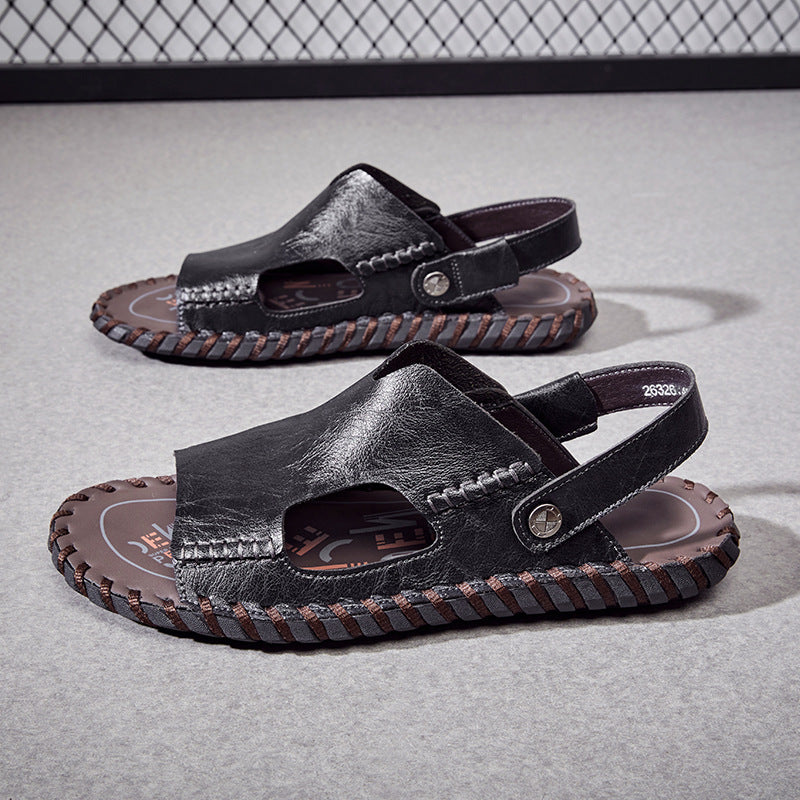 Herren Komfortable Freizeitsandalen mit verstellbarem Riemen R&B