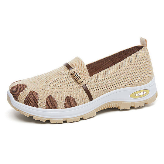 Damen Flexibilität Slip-On Freizeitschuhe mit atmungsaktivem Obermaterial R&B