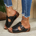 Damen Clogs mit modischem Riemen und ergonomischem Fußbett R&B