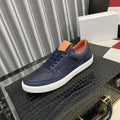 Herren lässige Leder Sneakers mit modischen Akzenten von R&B