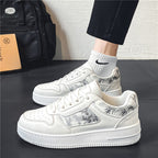 Damen Modische Sneakers mit einzigartigem floralem Motiv R&B