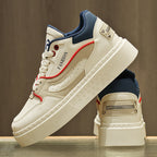 Damen Hochwertige Sneaker mit trendigem Plateau und atmungsaktiver Innenausstattung R&B