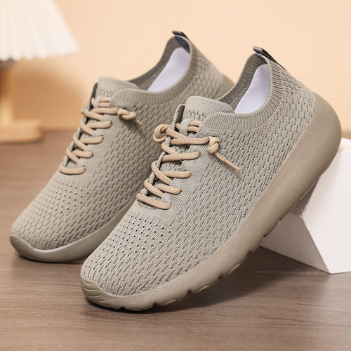 Damen Sportliche Sneakers mit atmungsaktiver Mesh-Oberfläche und flexibler Sohle R&B