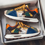 Damen modische Sneaker mit innovativem Materialmix und rutschfester Sohle R&B