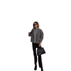 Damen leichte Oversize-Jacke R&B