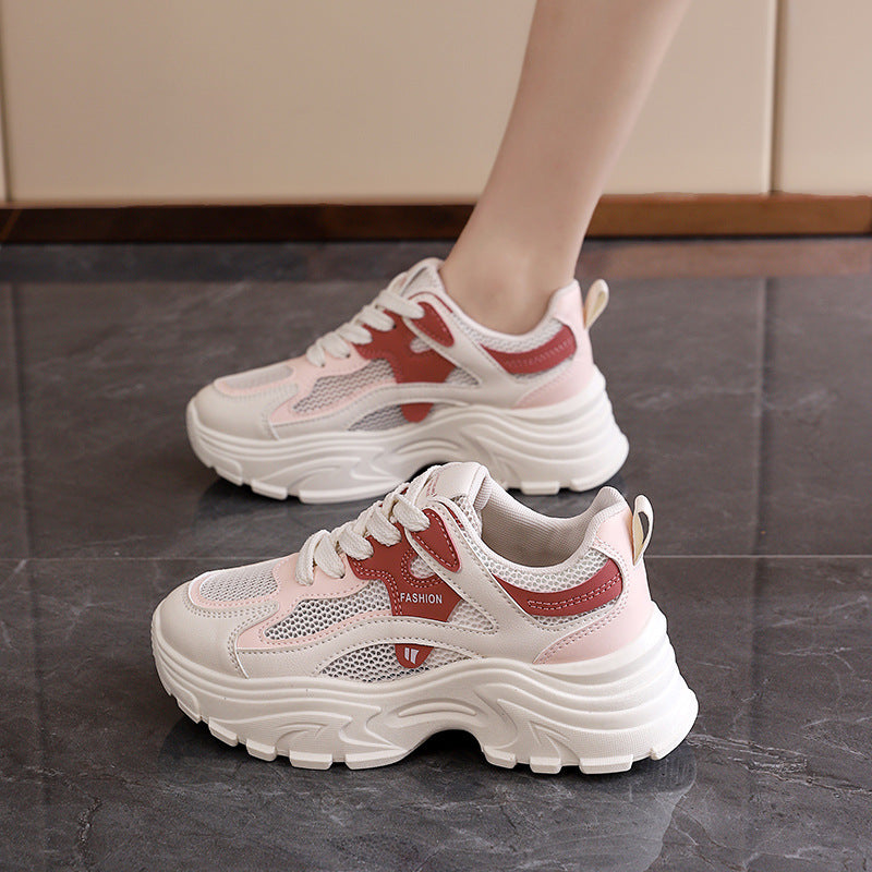 Damen Sportliche Sneakers mit atmungsaktivem Mesh-Obermaterial und stylishem Design R&B