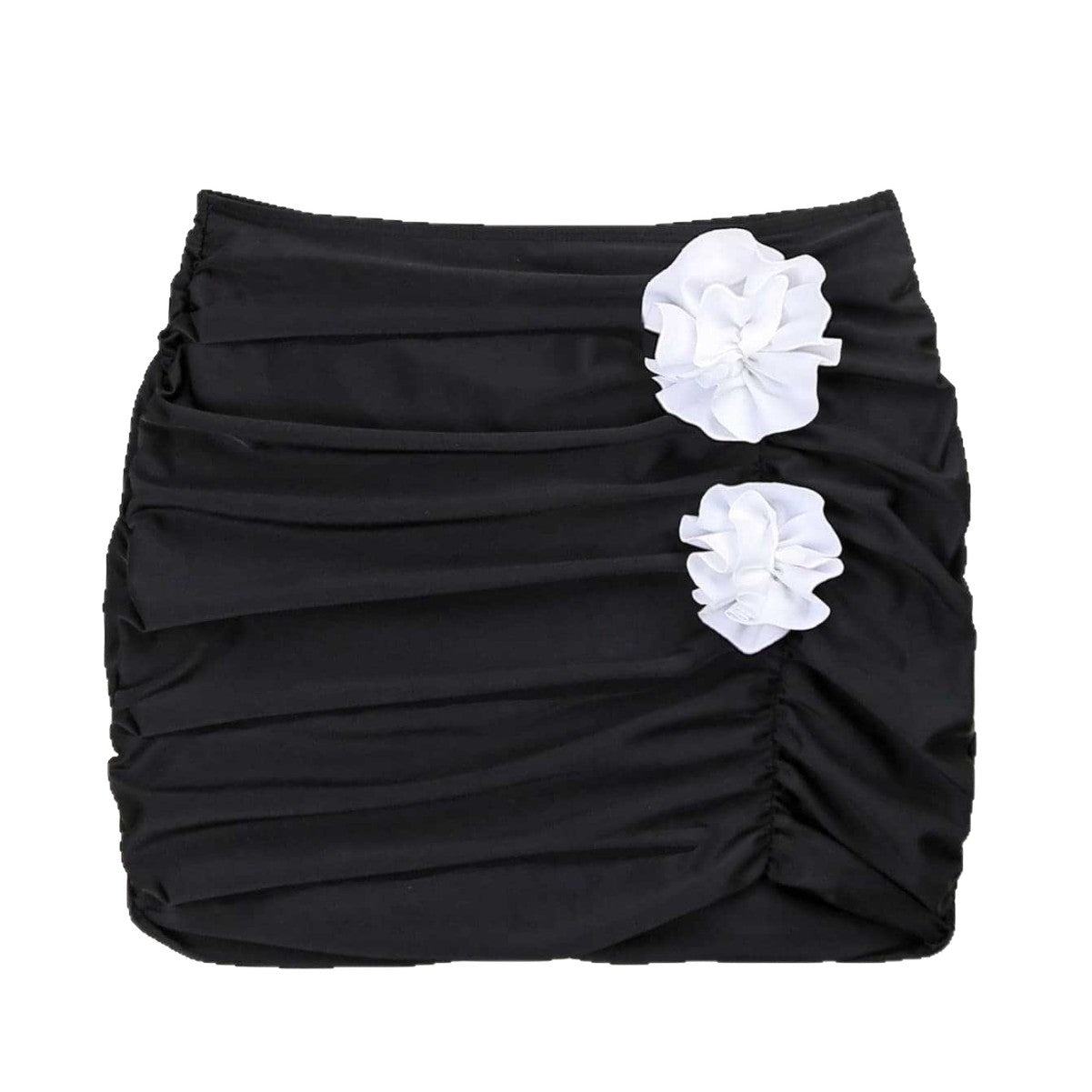 Damen Faltensetz mit dekorativen Blumen R&B