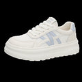 Damen Sportliche Sneaker mit bequemer Plateausohle und atmungsaktiver Obermaterialstruktur R&B