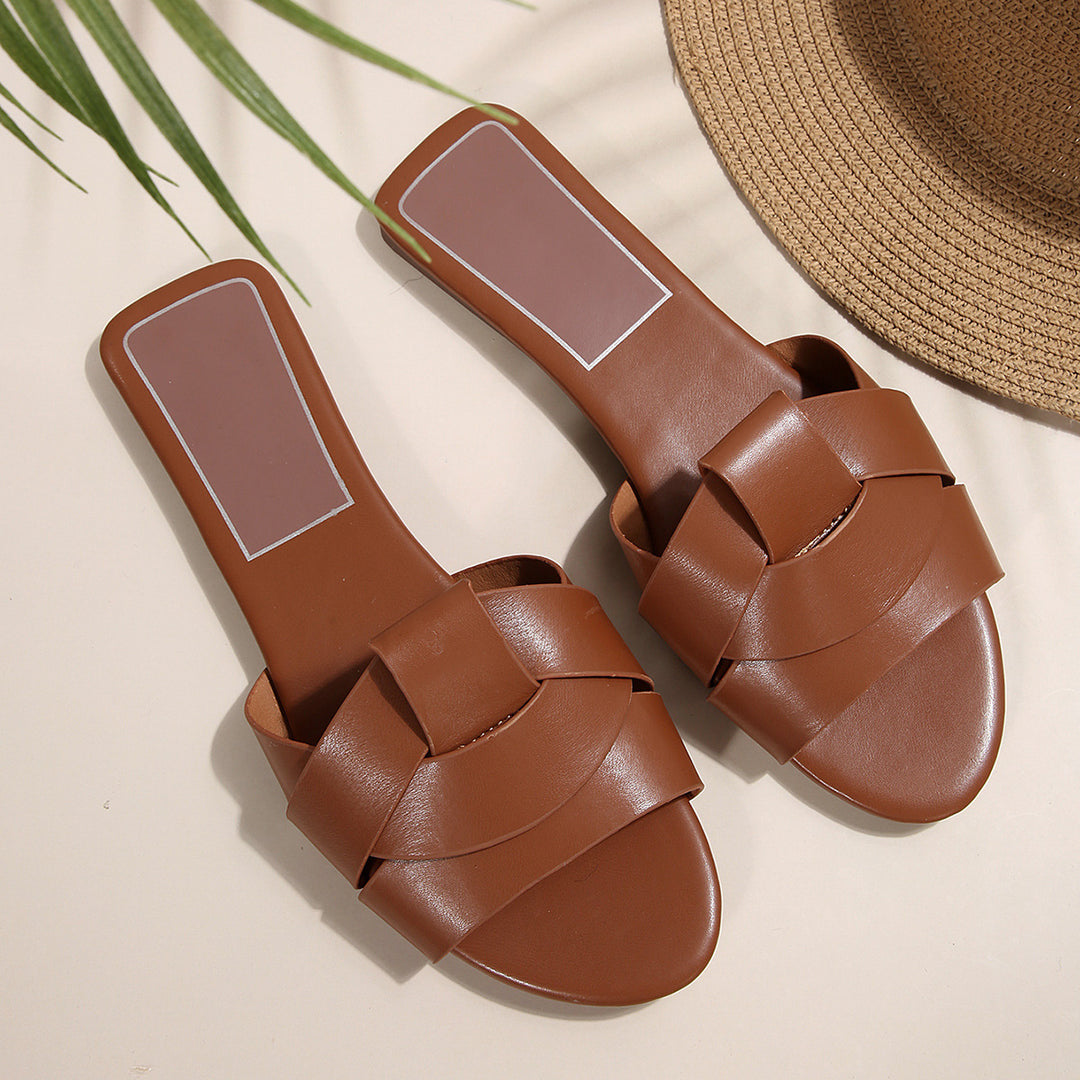 Damen Modische Riemchen-Sandalen mit elegantem Schleifen-Design und komfortabler Fußbettung R&B