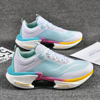 Damen sportliche Leichtathletik-Sneaker mit atmungsaktiver Mesh-Oberfläche