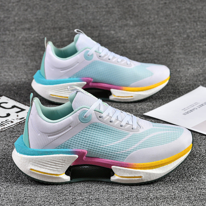 Damen sportliche Leichtathletik-Sneaker mit atmungsaktiver Mesh-Oberfläche
