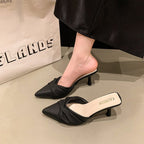 Damen Sling-Pumps mit stilvollem Knotendesign und elegantem Absatz R&B