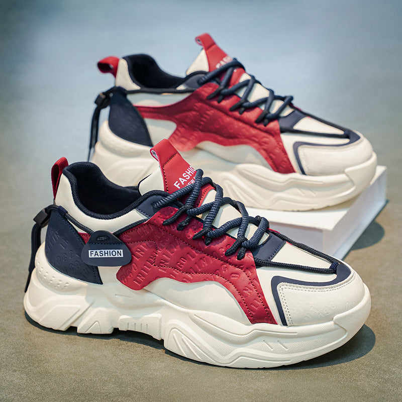 Damen Mode-Sneaker mit strukturiertem Obermaterial und sportlichem Design R&B