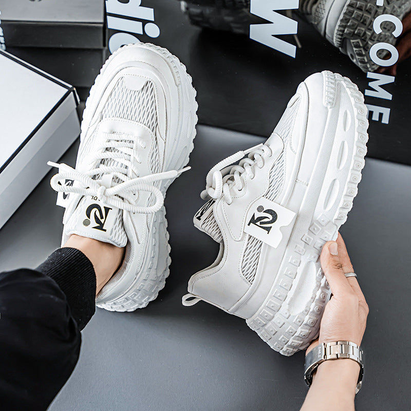 Damen Sportliche Sneakers mit atmungsaktiver Mesh-Oberfläche und dämpfender Sohle R&B