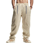 Herren lässige Cargo-Hose mit funktionalen Taschen und elastischem Bund R&B