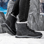 Damen Winterboots mit isolierendem Fleece-Futter und rutschfester Sohle R&B