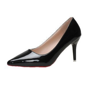 Damen elegante Pumps mit spitzem Zehenbereich und künstlerischem Absatz R&B