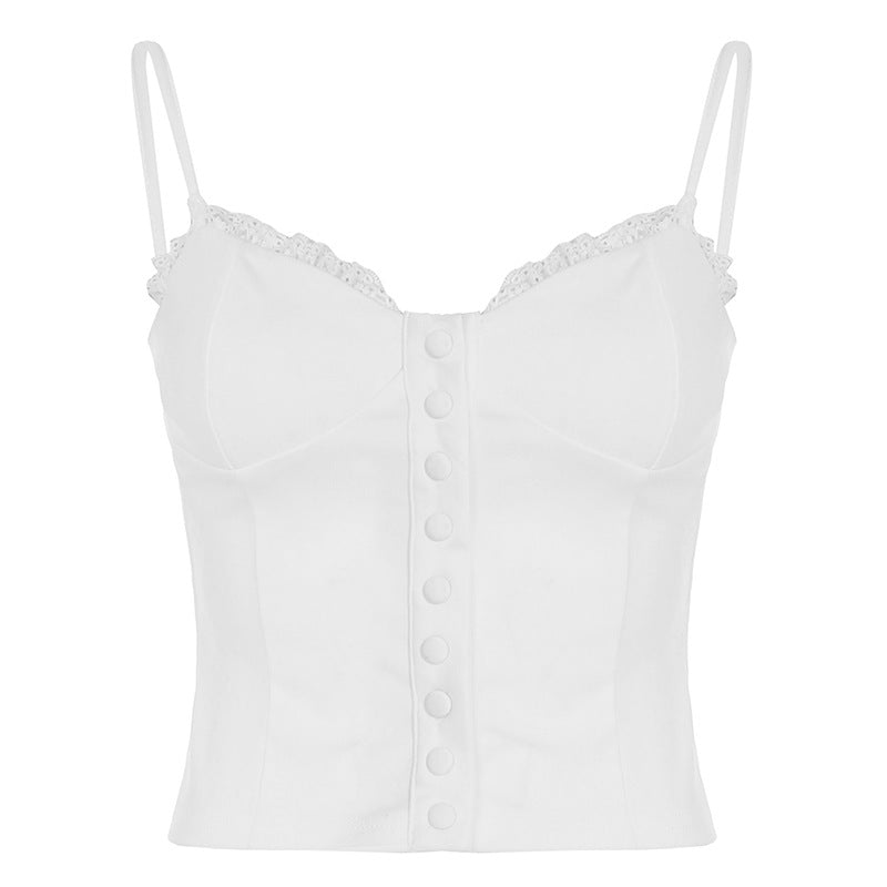 Damen Corsage-Top mit Leopardenmuster und dekorativen Schnürdetails R&B