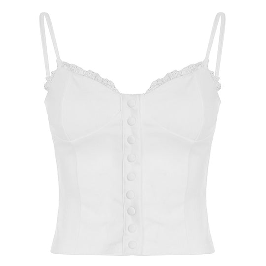 Damen Corsage-Top mit Leopardenmuster und dekorativen Schnürdetails R&B