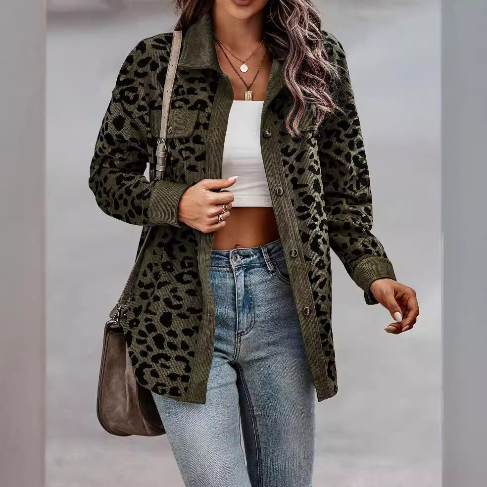 Damen lässige und modische Karo-Jacke R&B