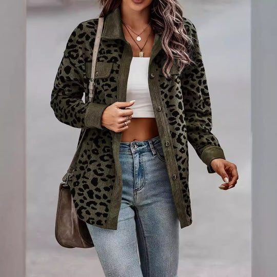 Damen lässige und modische Karo-Jacke R&B