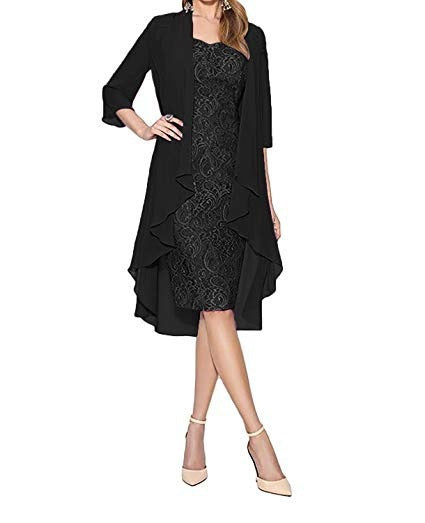 Elegantes Chiffonkleid