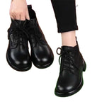 Damen Modische Stiefeletten mit klassischem Schnürdesign