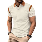 Herren Kurzarm Poloshirt mit strukturiertem Kragen und sportlichem Design R&B