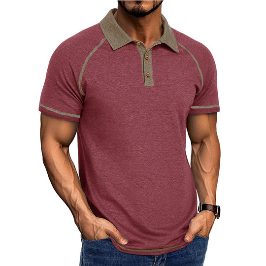 R&B | Kurzärmeliges Herren-T-Shirt mit Revers