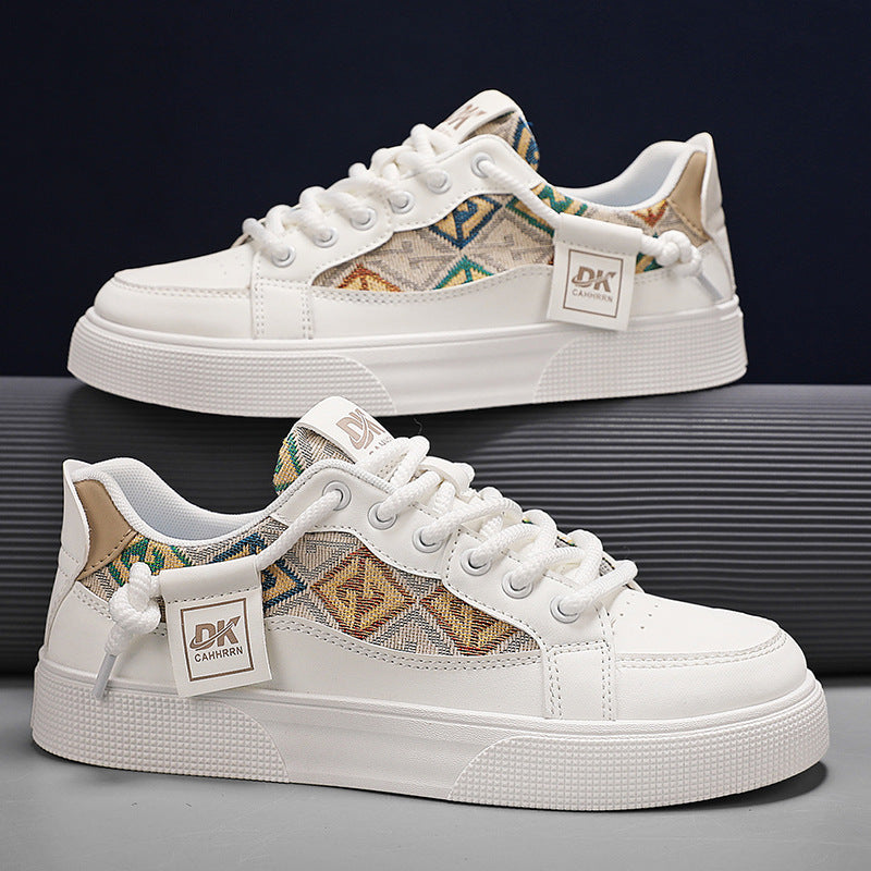 Damen Sportliche Sneakers mit einzigartigem Musterdruck und komfortabler Laufsohle