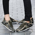 Damen Modische und sportliche Sneakers im Camouflage-Design