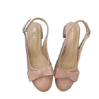 Damen elegante Sling-Pumps mit modischer Schleifenapplikation R&B
