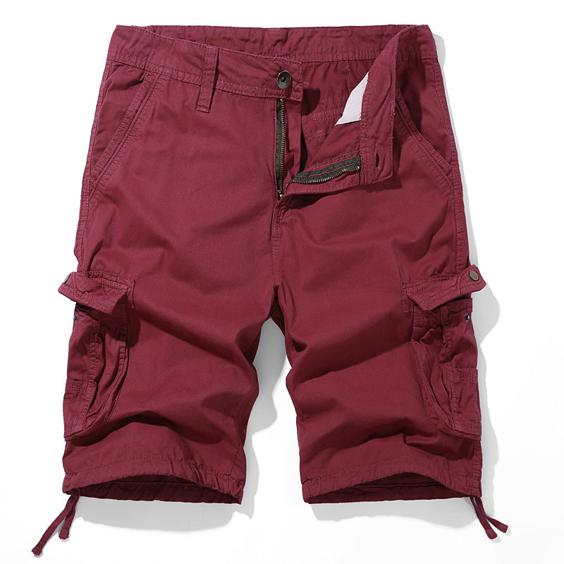 Herren Cargo-Shorts mit praktischen Taschen und verstellbarem Kordelzug