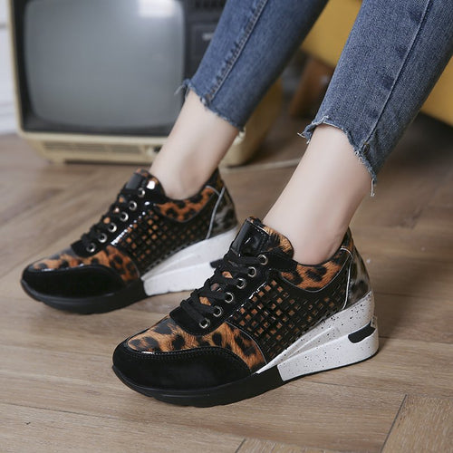 Damen Komfortable und modische Sneakers mit Glanz-Elementen R&B