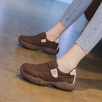 Damen Freizeitschuhe mit elastischem Klettverschluss und rutschfester Sohle R&B