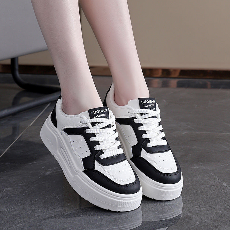 Damen Sportliche Plateausneakers mit atmungsaktivem Obermaterial und rutschfester Sohle R&B