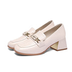 Damen Elegante und bequeme Absatzschuhe mit modischem Riemen R&B