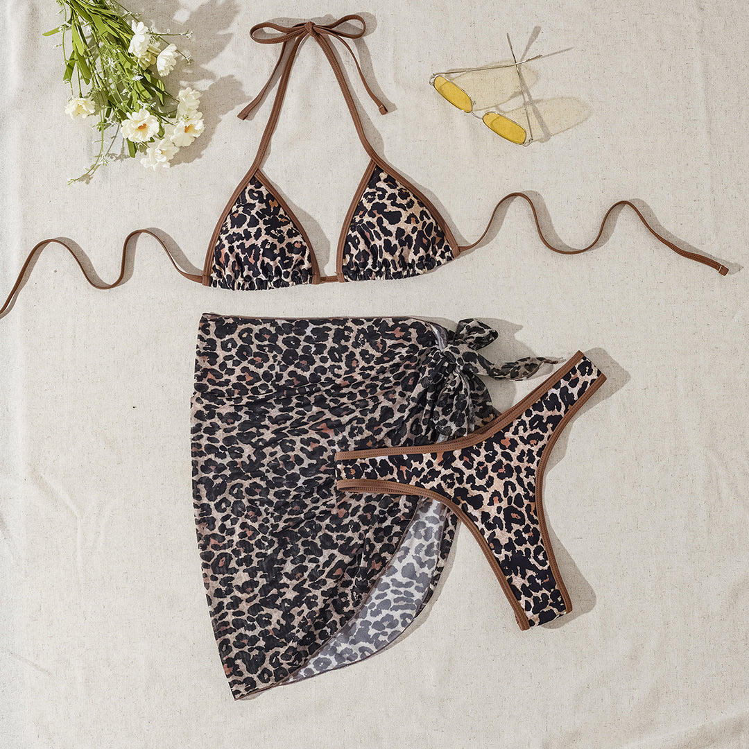 Damen Triangel-Bikini mit Wickelrock R&B